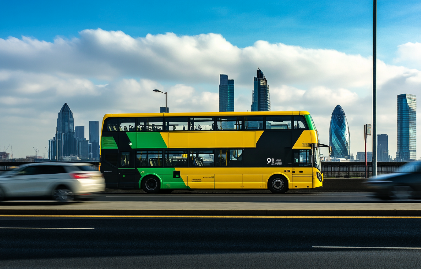 Irish Bus outside 
